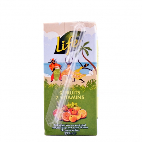 Life φρέσκος χυμός 9 φρούτα 330ml